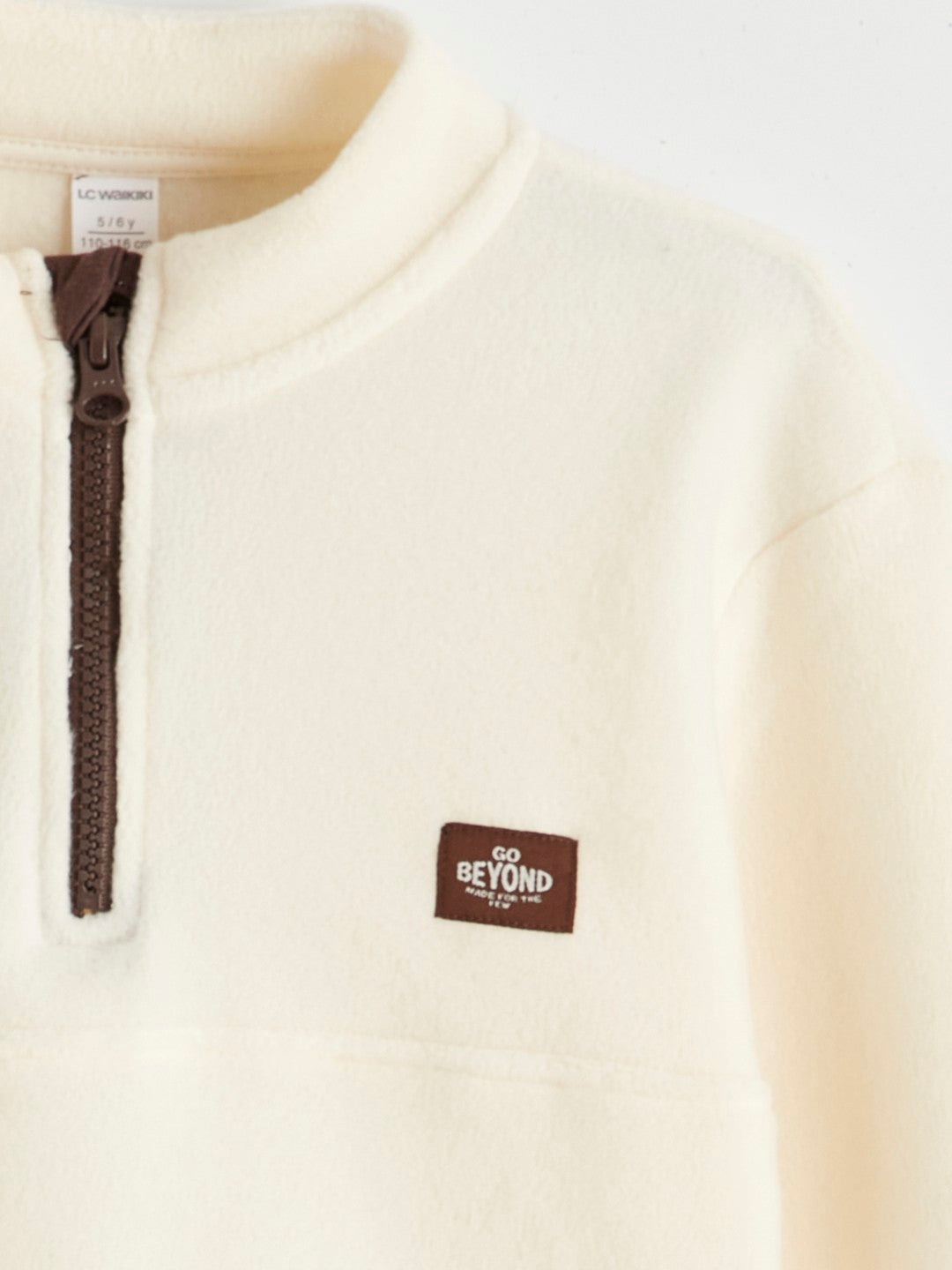 LCW Kids Boys Funnel Neck Fleece Sweatshirt