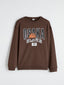 LCW Kids Boys Osaka Print Crewneck Sweatshirt