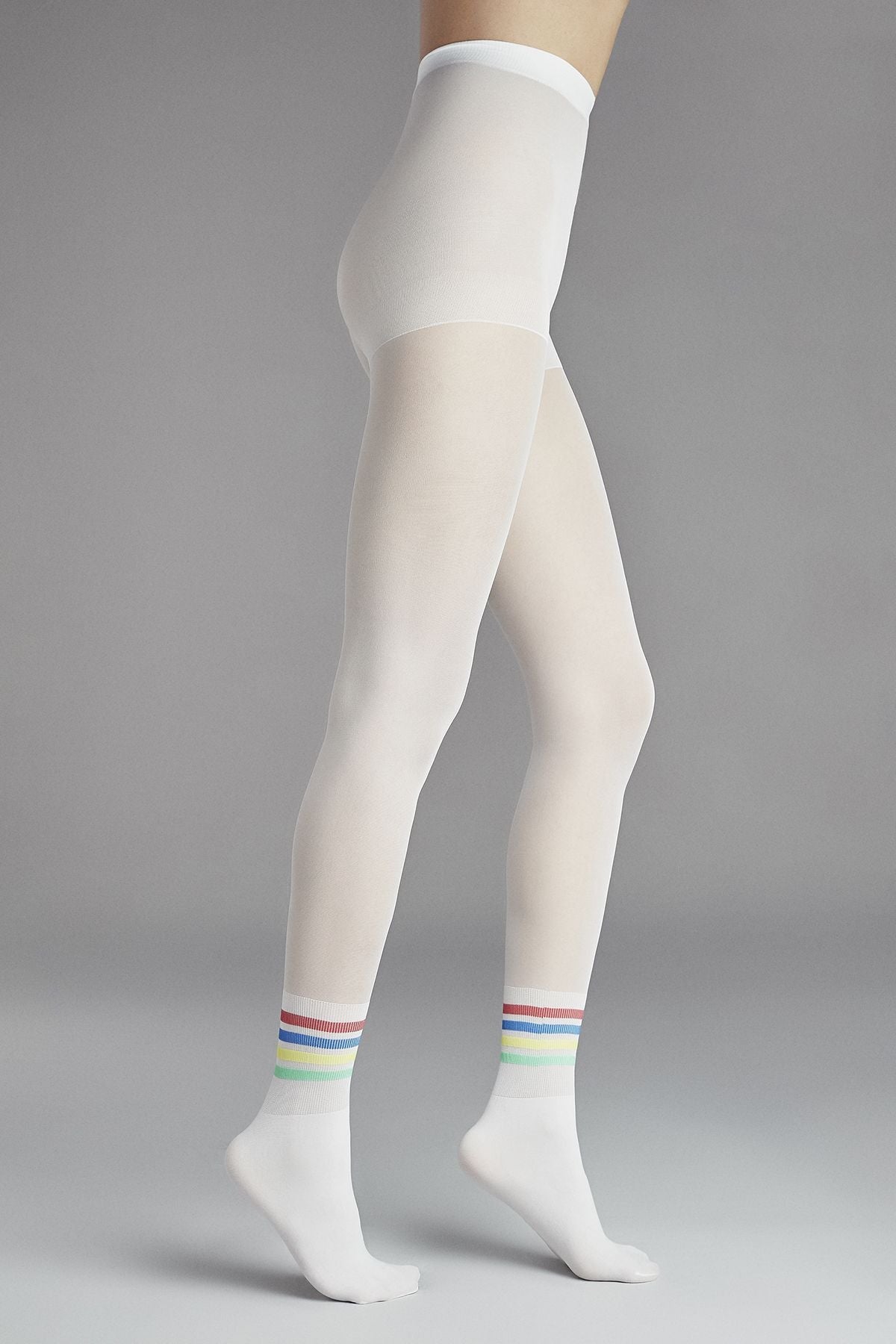 Rainbow Stripe Tights