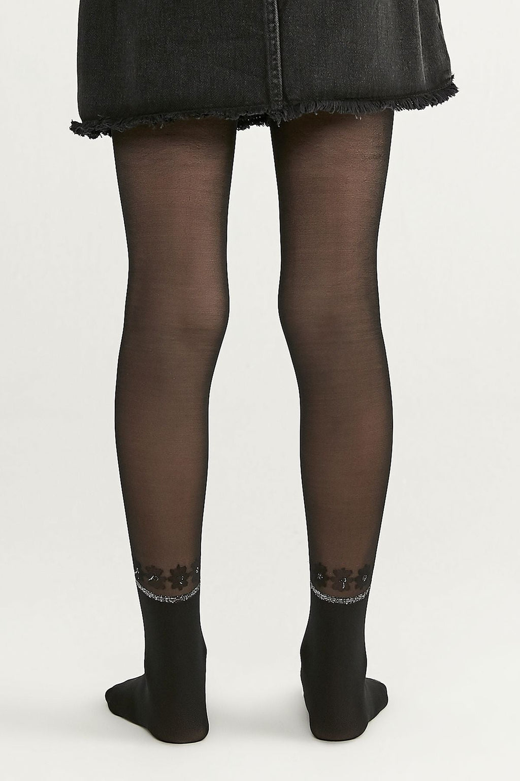 Black Pretty Cool Daısy Tights