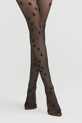 Black Cool Star Tights