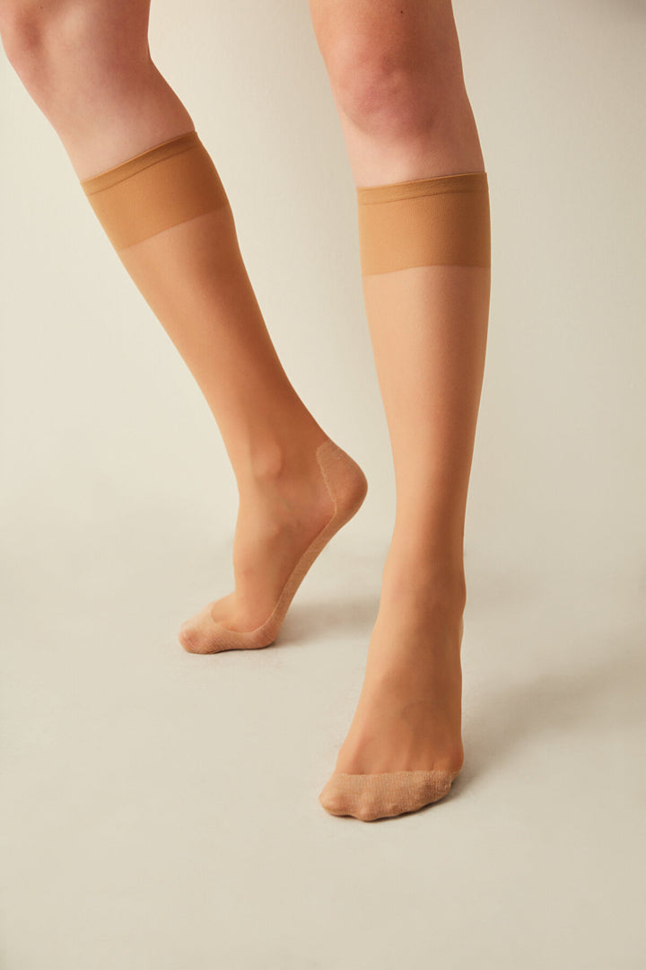 Black Comfort Knee High Socks-Pentilicious