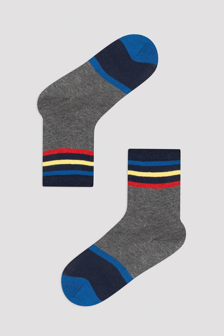 Multi Colour Dude 4In1 Socks