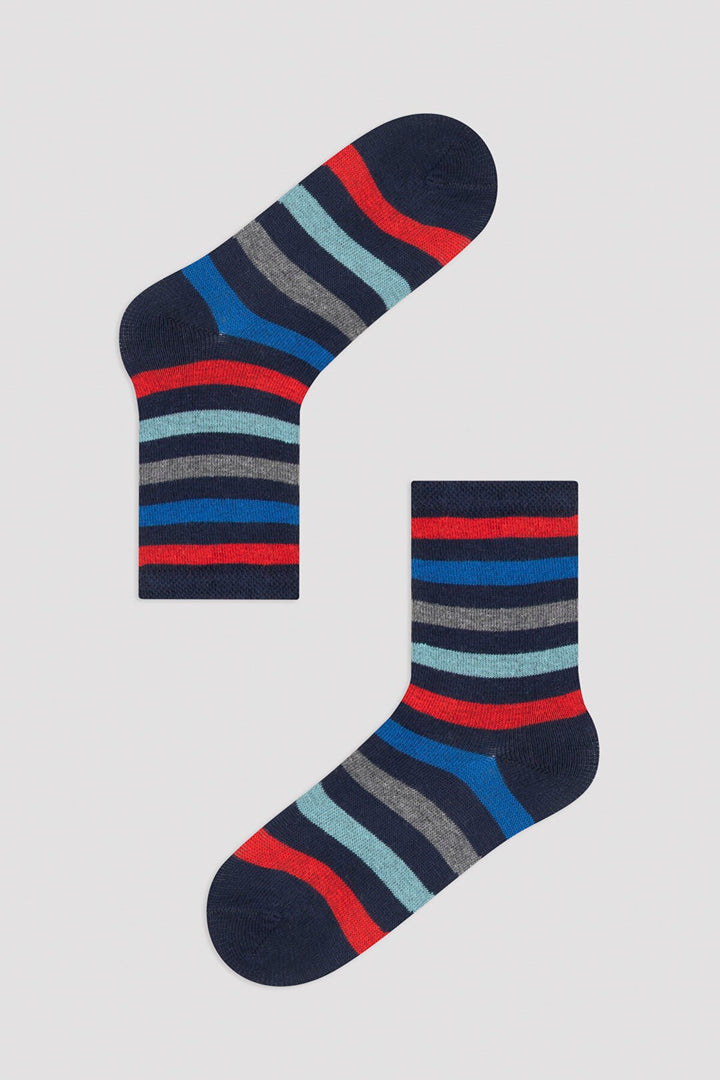 Multi Colour Dude 4In1 Socks