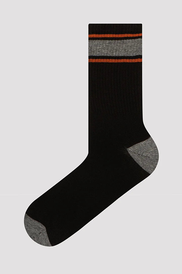 Black Boys Comfy Basic 3In1 Socks