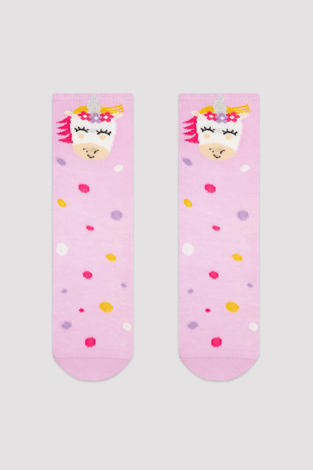 Multi Colour Girls G.Unidot 2In1 Socket Socks