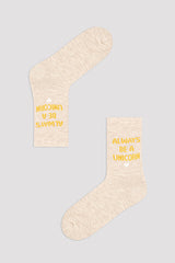 Girls Princess Unicorn 3In1 Socks