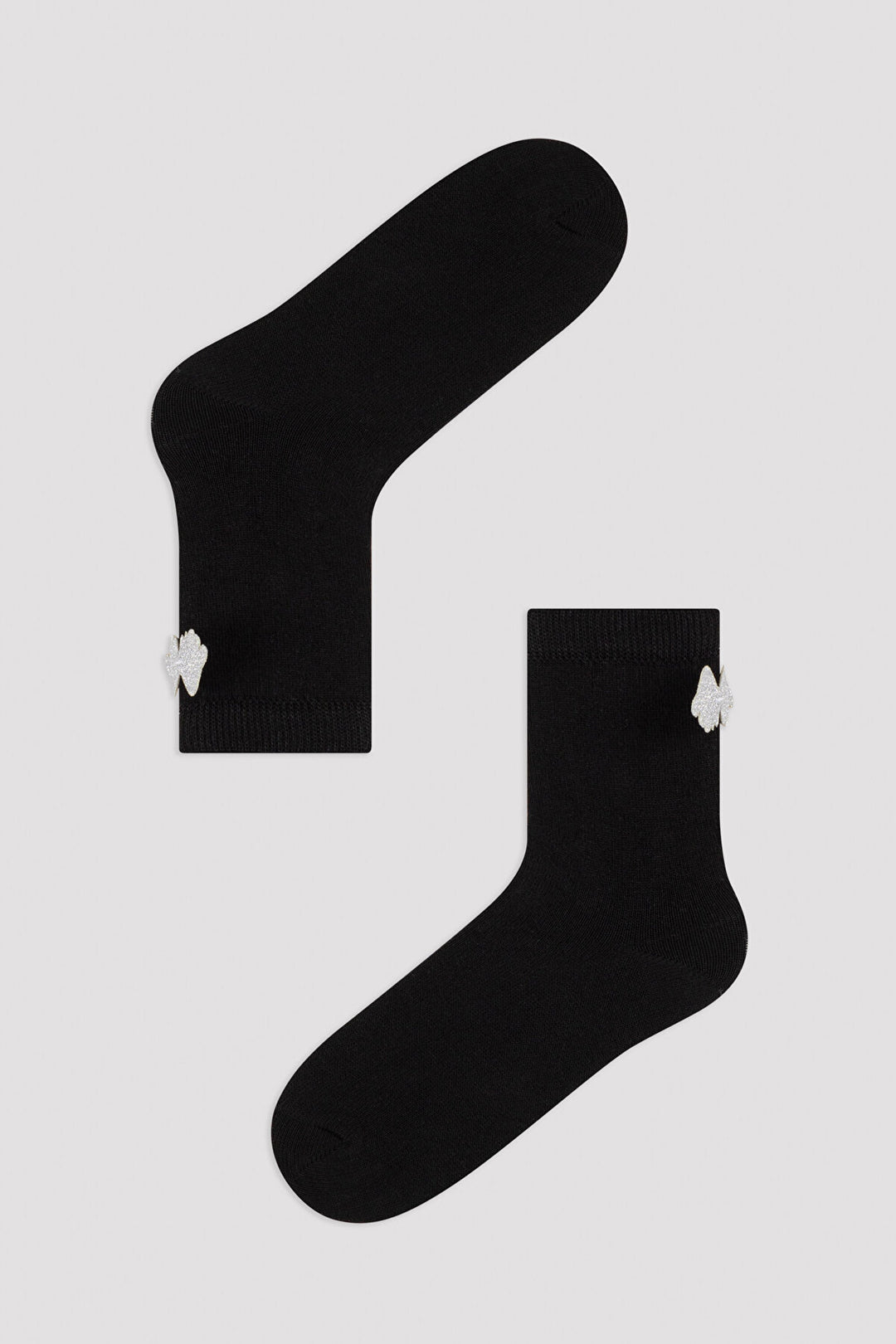 Black Girls G. Black Wing Soket Socks