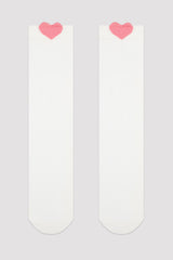 Marshmellow Girls G.Sweet Heart Socket Socks