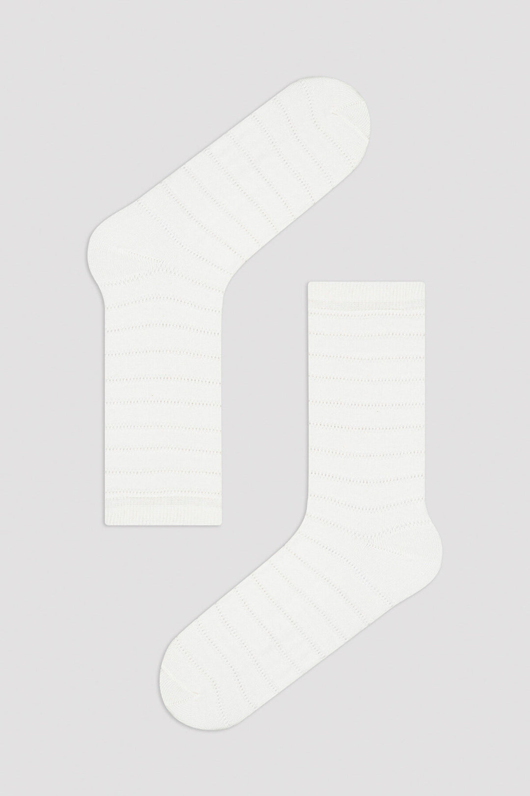 Grey Soft Multi Baklava 4In1 Soket Socks