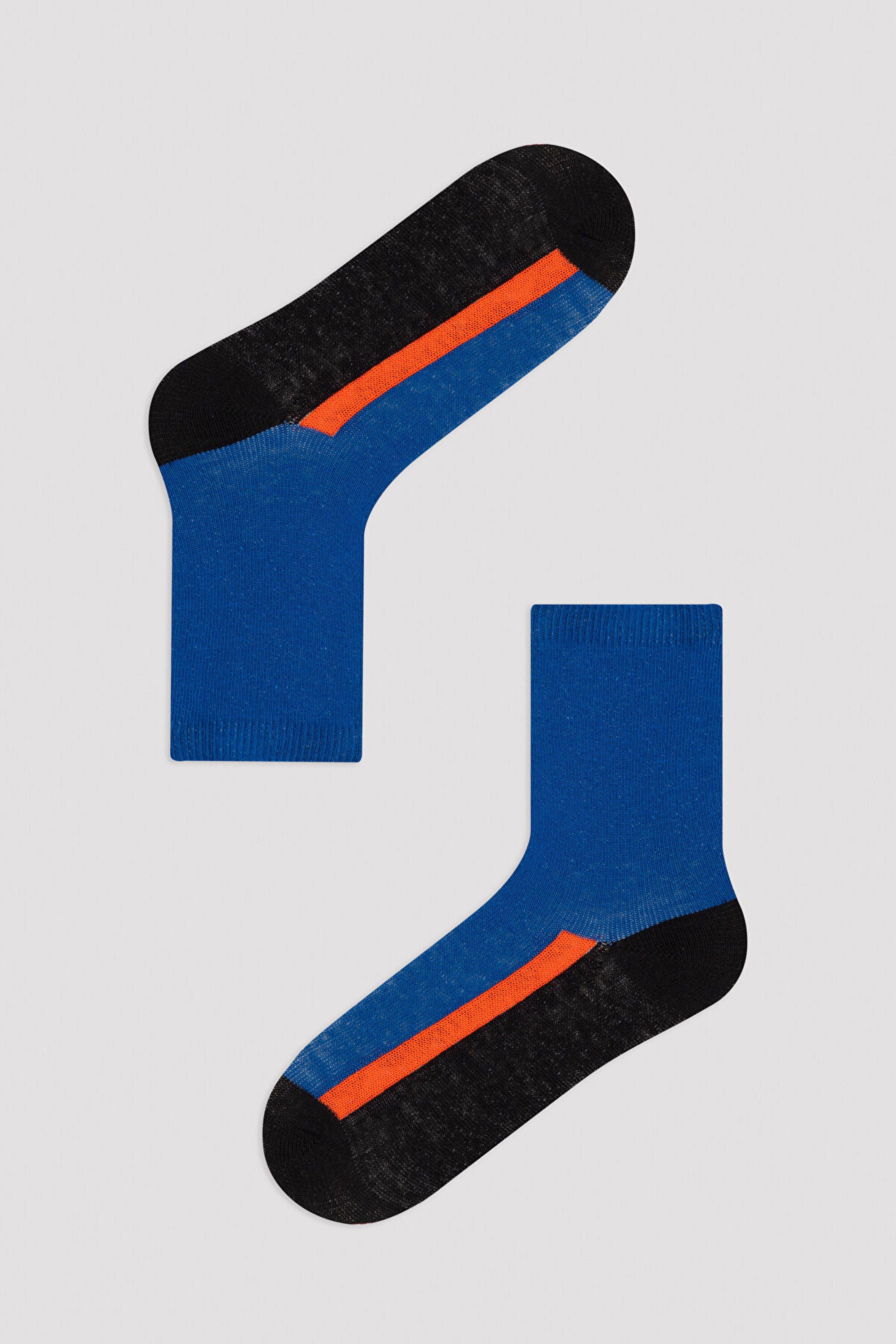 Multi Colour Boys Lacivert Sports 4In1 Soket Socks