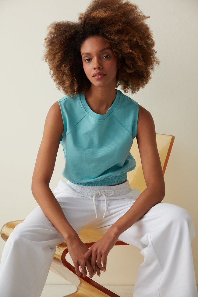 Sleeveless Sweatshirt Hover Image