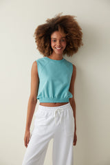 Sleeveless Sweatshirt
