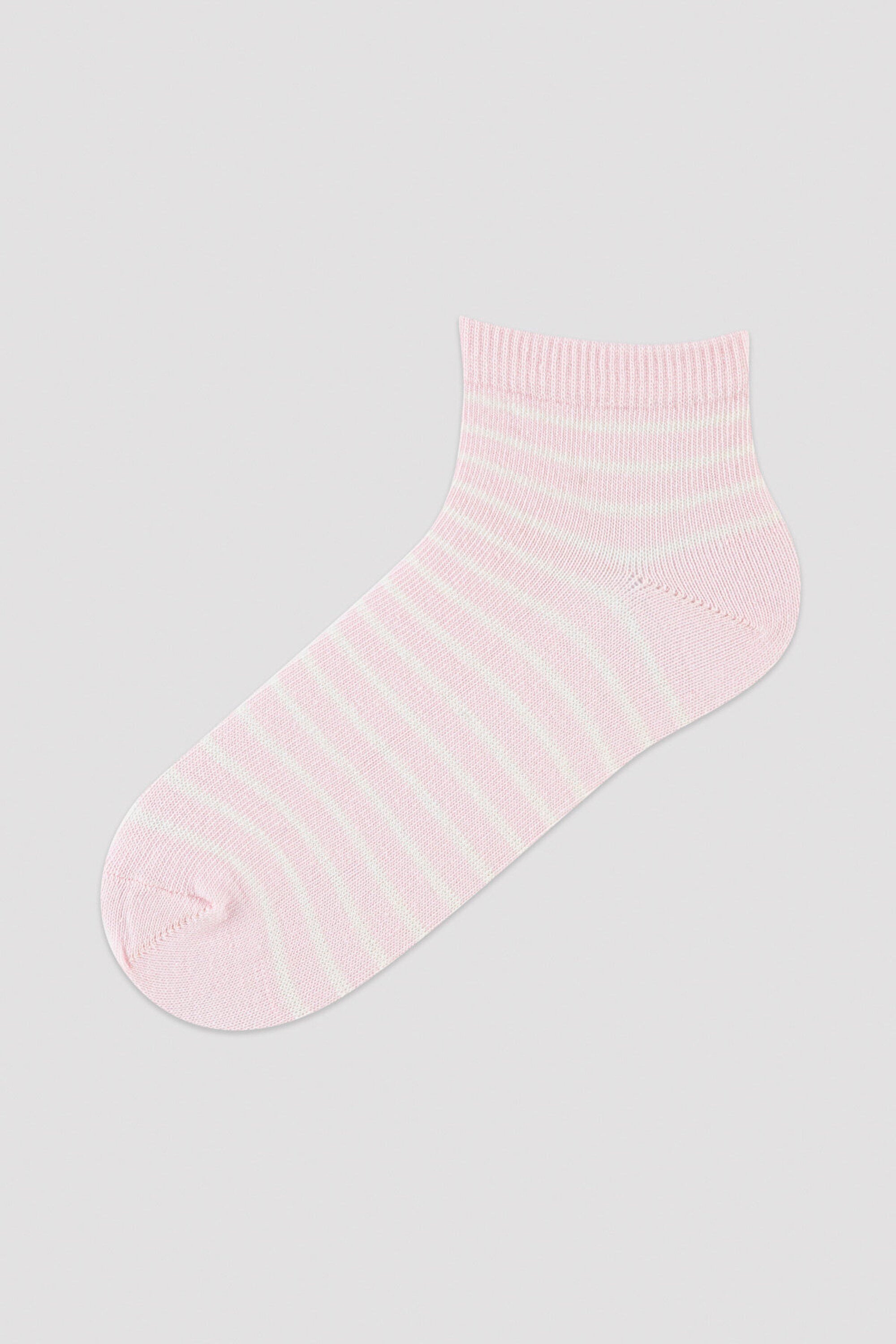 Girls Pinkness Stripe 4in1 Footsies