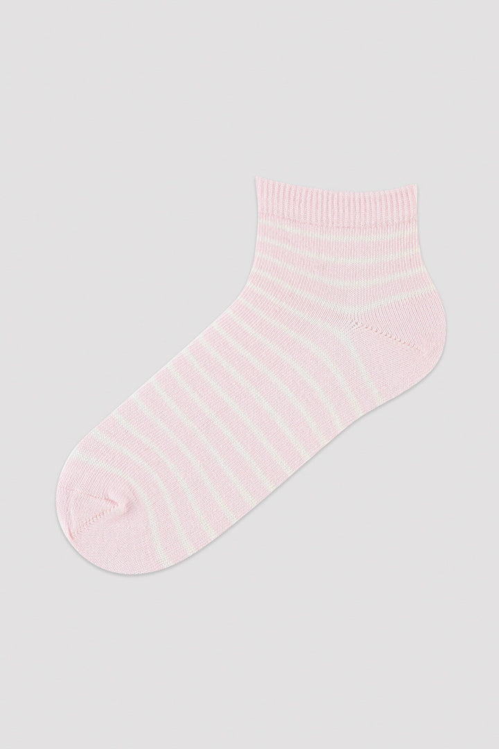 Girls Pinkness Stripe 4in1 Footsies