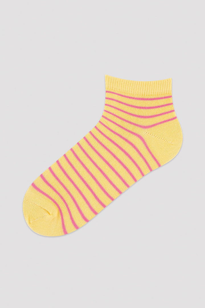 Girls Pinkness Stripe 4in1 Footsies