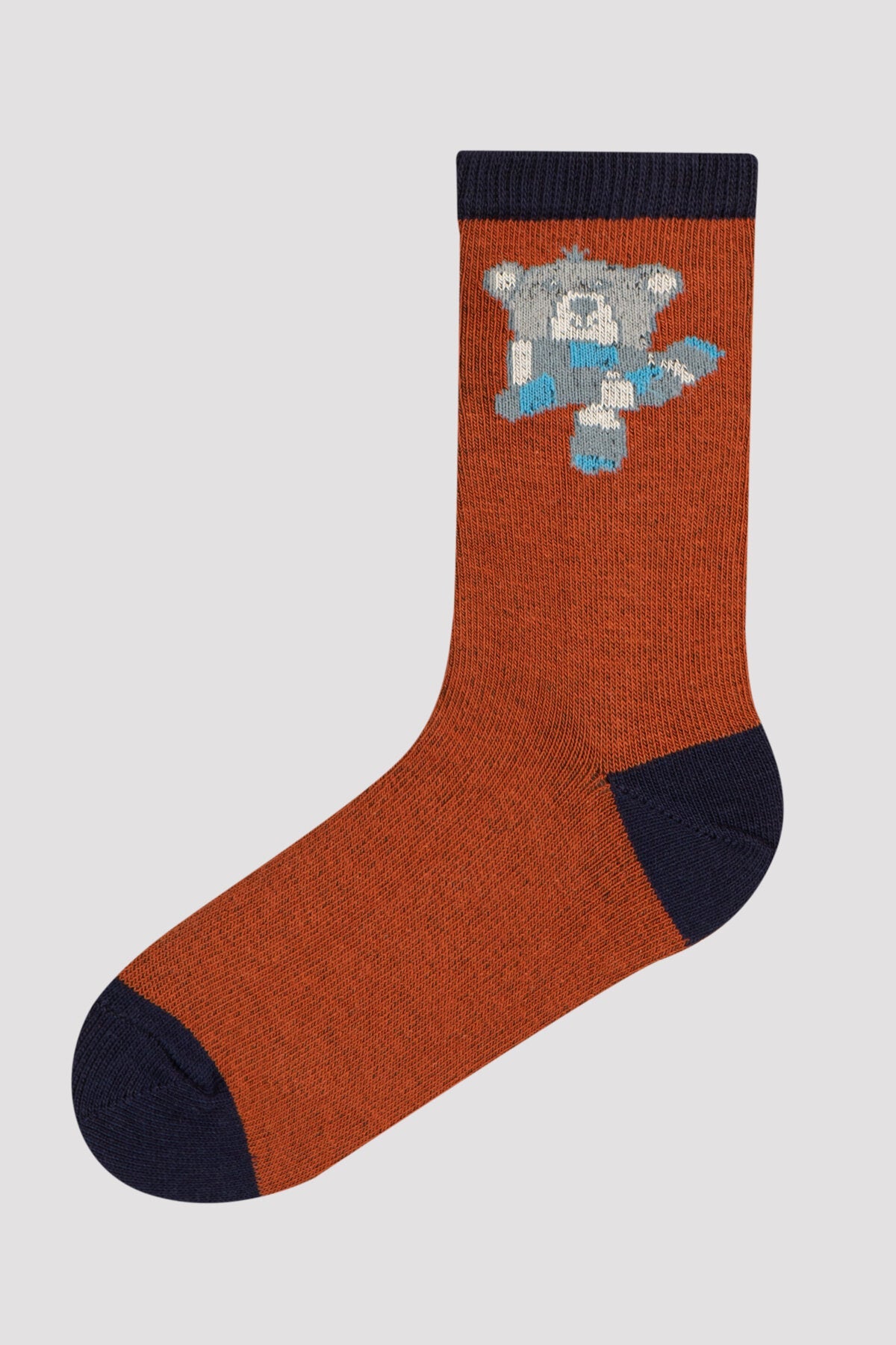 Boys Scarf Animals 3In1 Socks