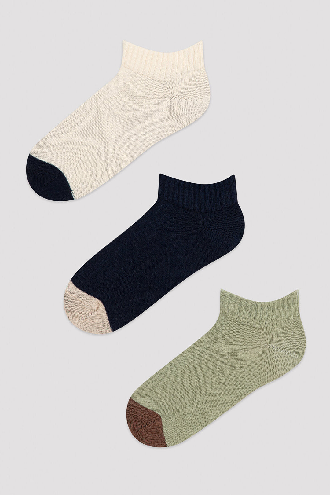 Multi Colour Boys Nostalgic 3In1 Liner Socks