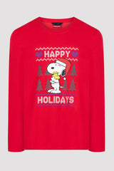 Erkek Snoopy Pants Pj Set