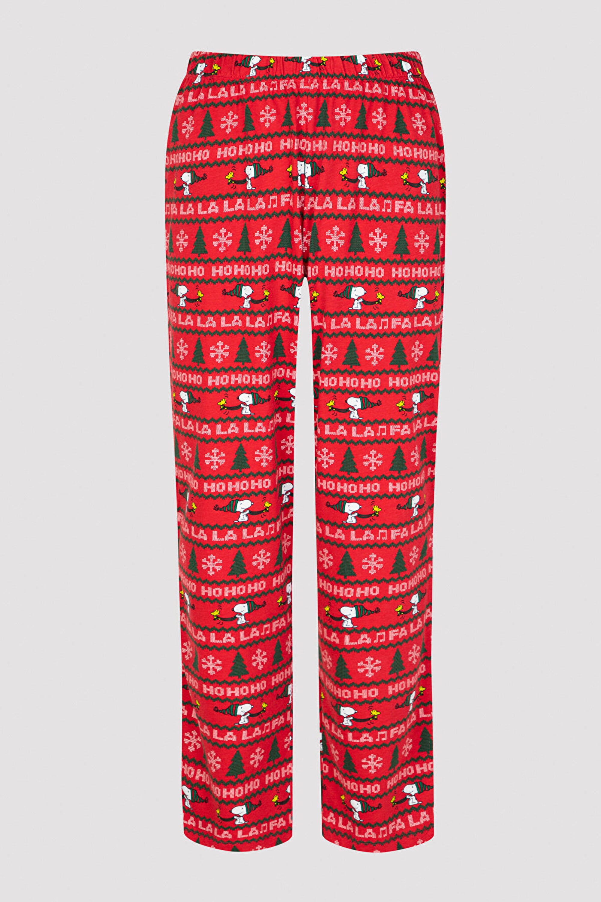 Erkek Snoopy Pants Pj Set