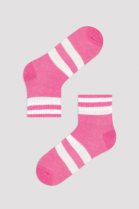 Girl Mommy Stripe 3In1 Socks Main Image