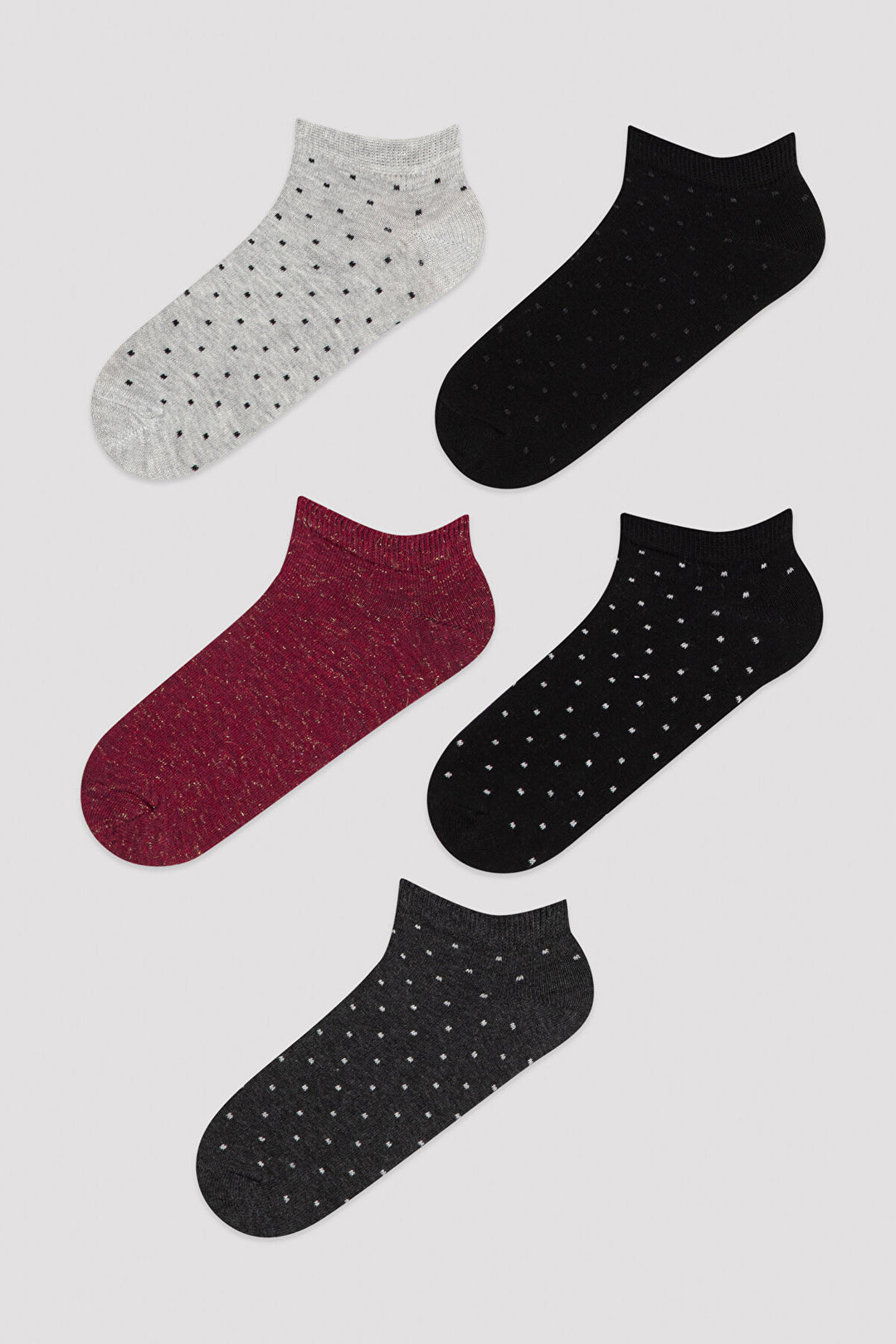 Multi Colour Rudy 5In1 Liner Socks