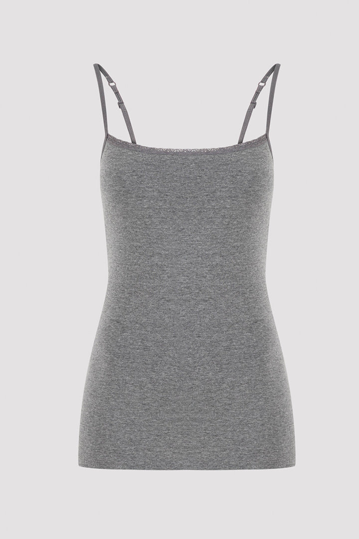 Anthracite Cami Cup Top