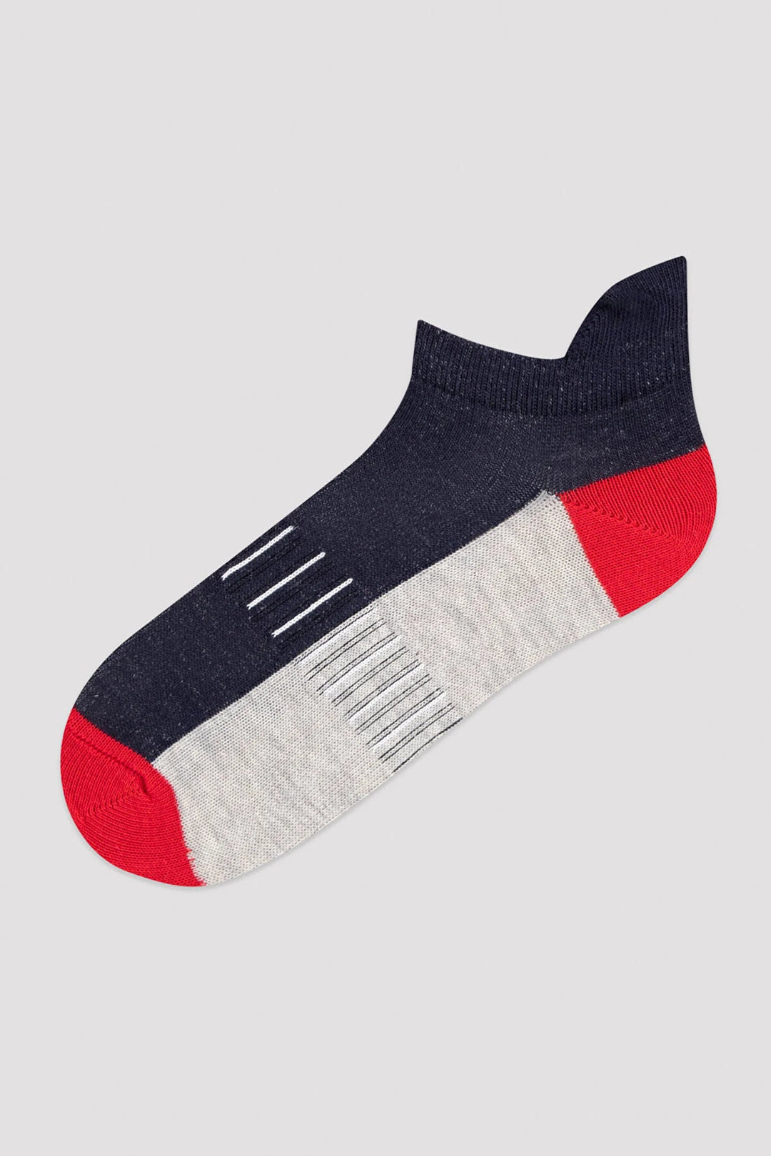 Mix Blue Basic 2In1 Liner Socks
