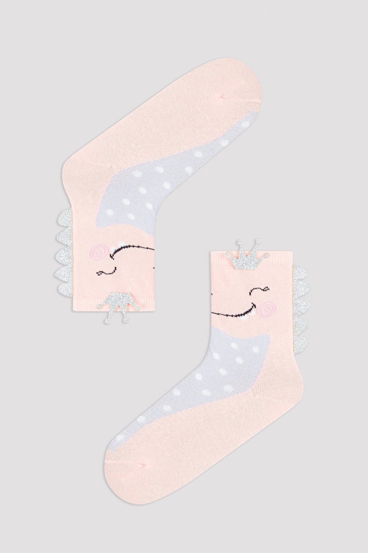 Girls Glitter Queen Soket Socks