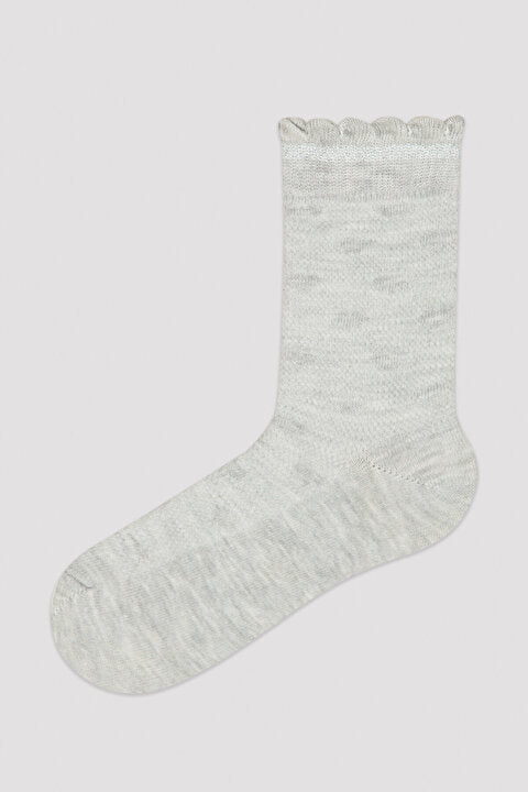 Girls Glitter Basic 3In1 Socks