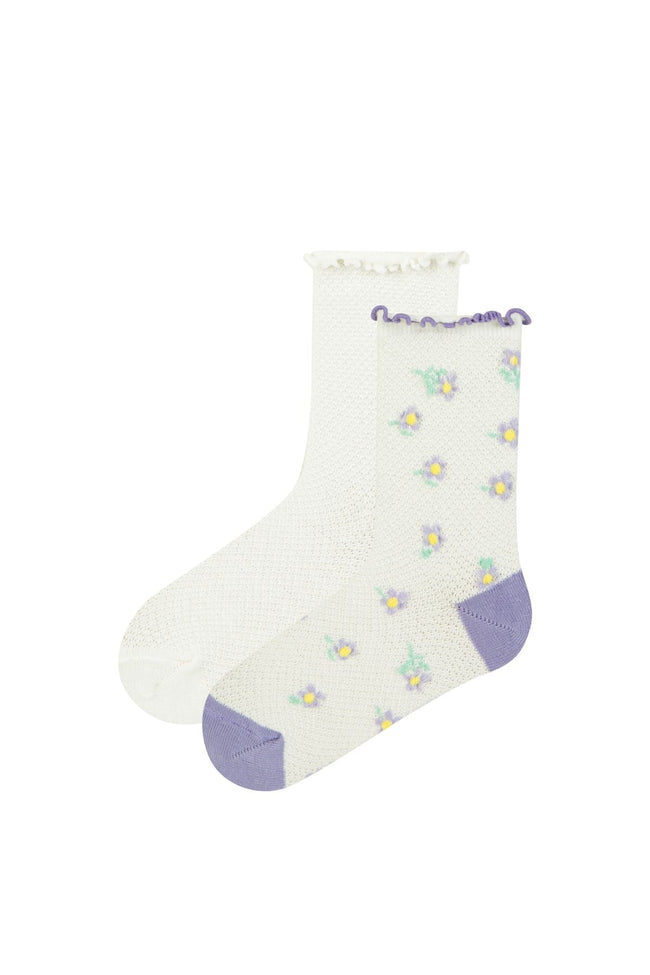 Girls Farmer Life 2In1 Sock Hover Image