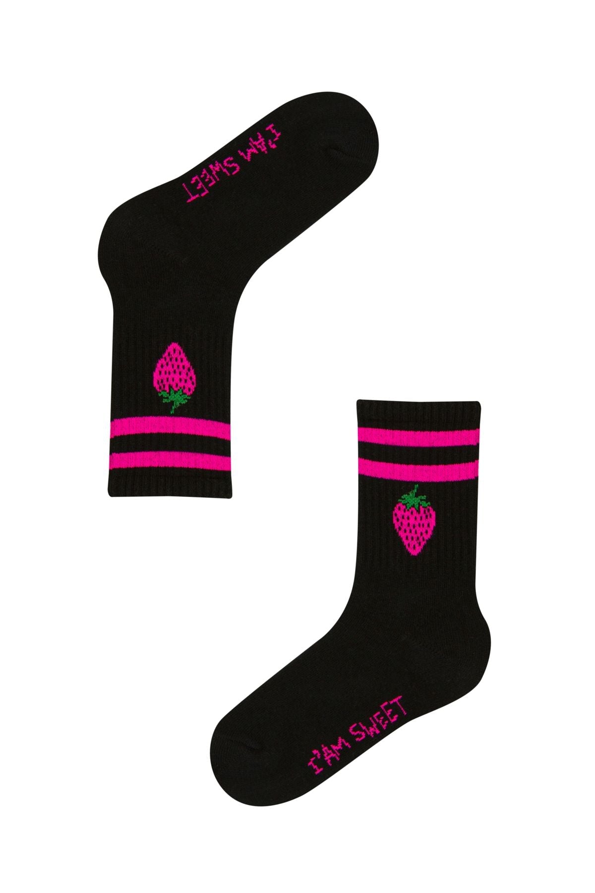 Black Girls Strawberry Socks