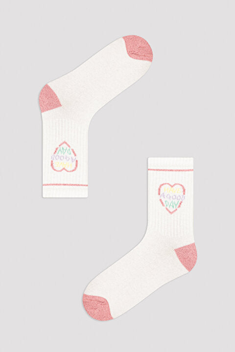 Girls Positive Vibes Socks