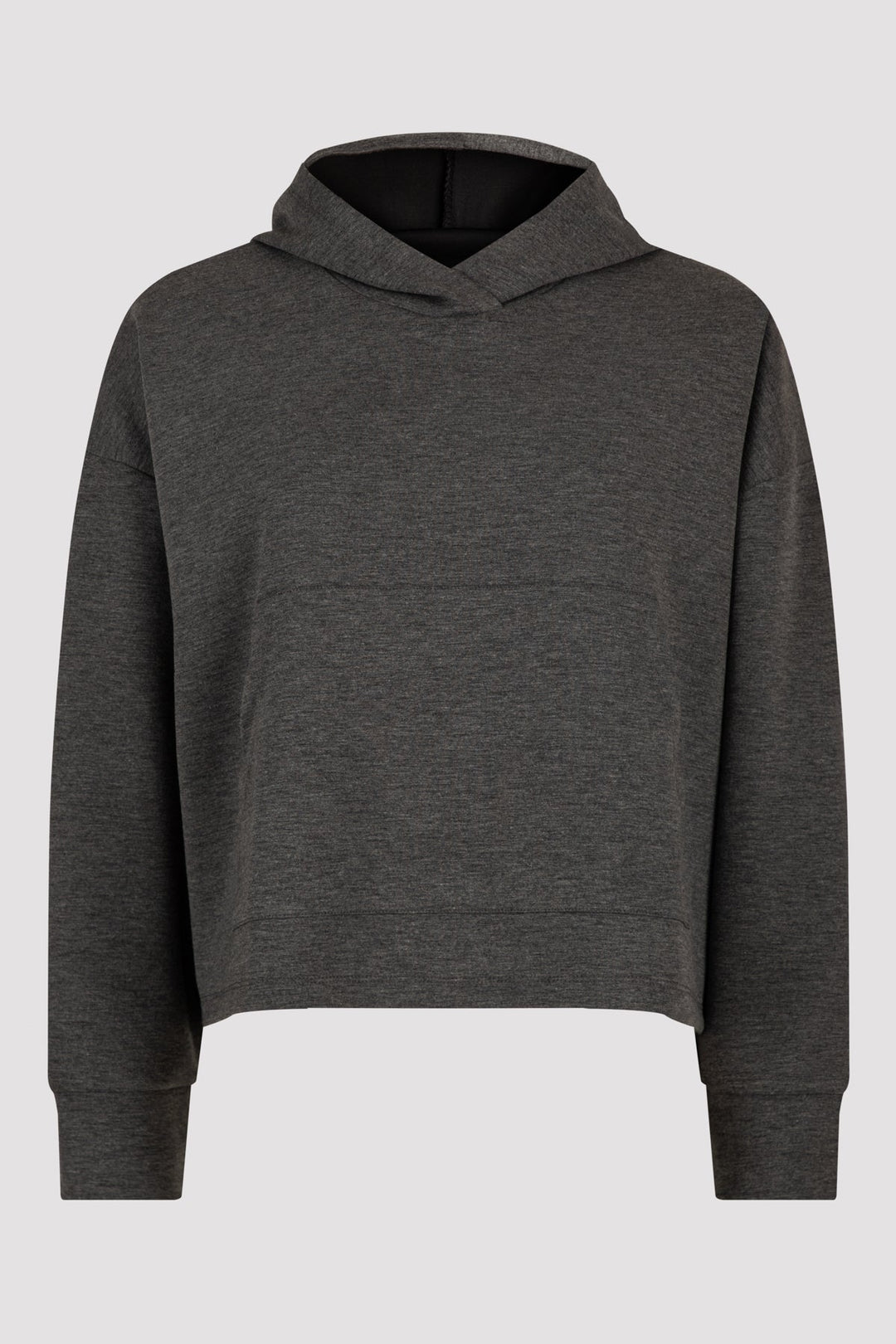 Dark Grey Melange Scuba Sweatshirt