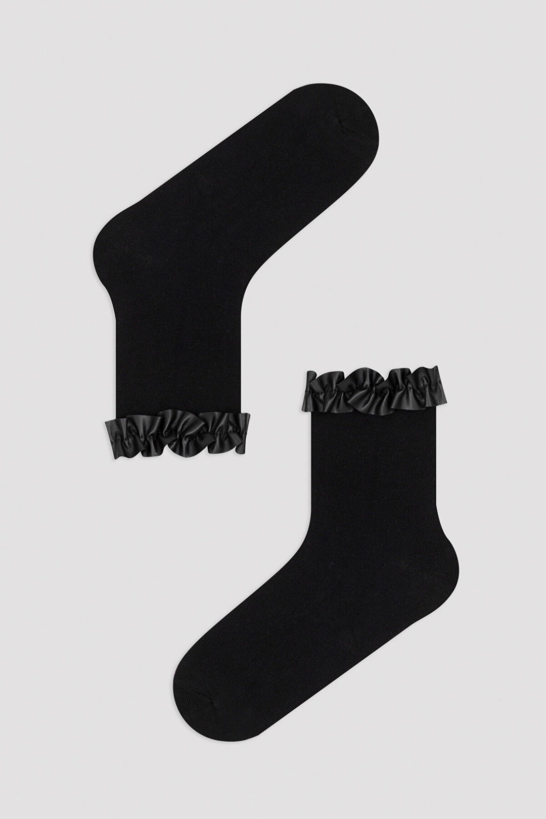 Black Kısa Socket Socks