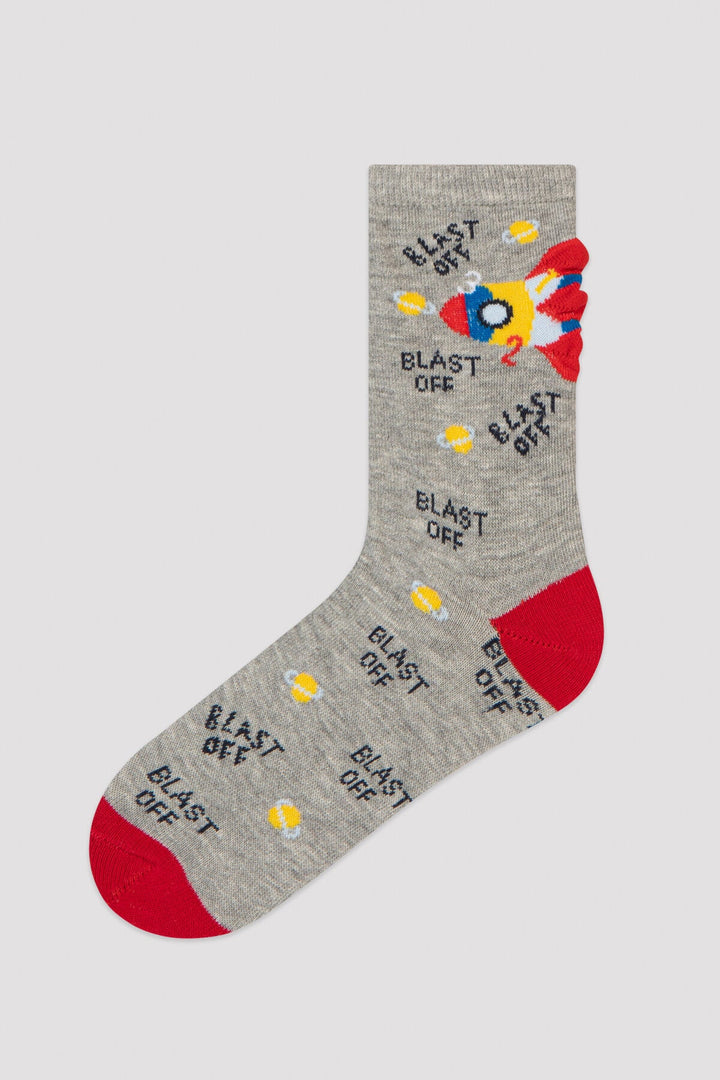 Boys Space Dream 2In1 Socks