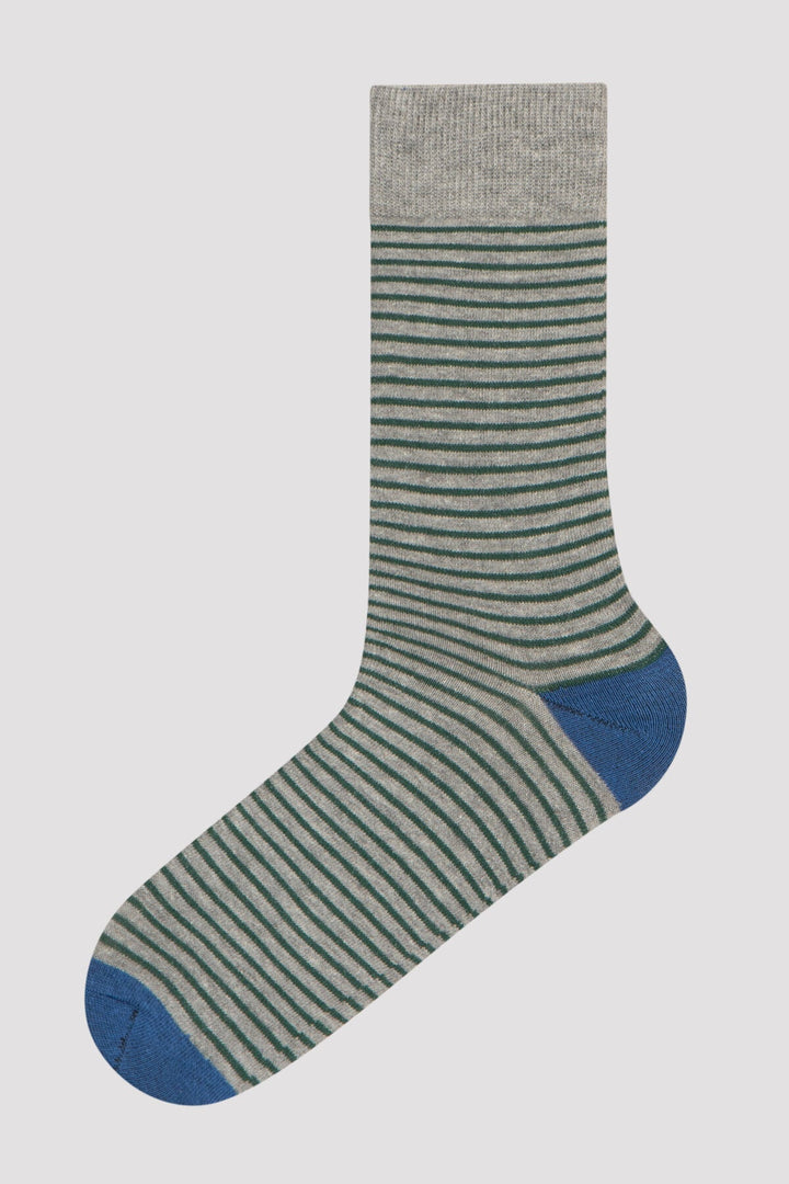 Men Stripe 2In1 Socks