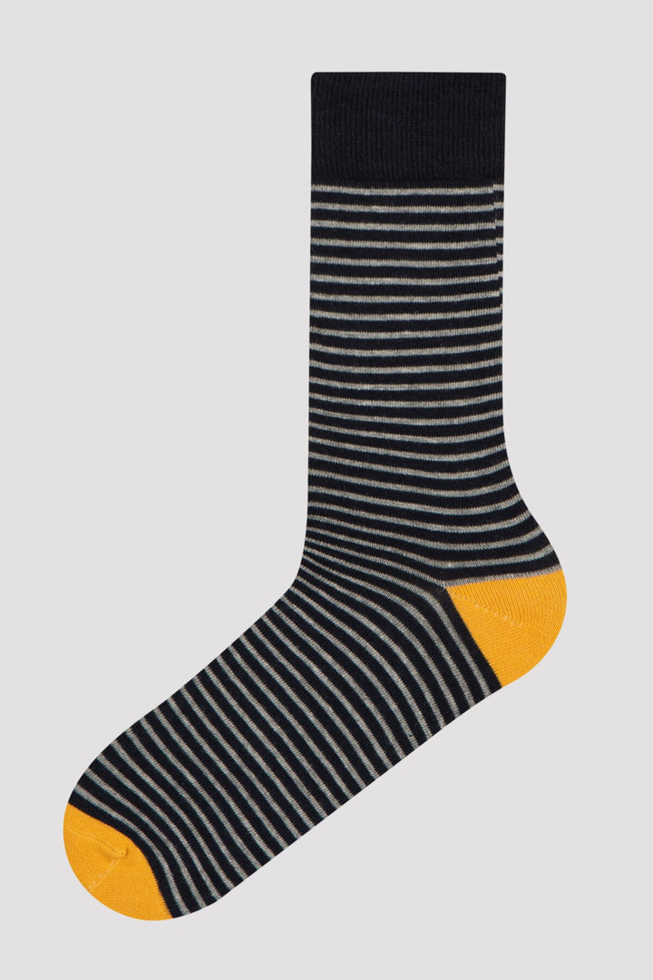 Men Stripe 2In1 Socks