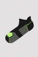 Black E. Colourful 2In1 Liner Socks