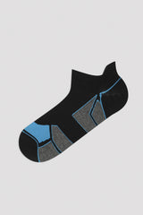 Black E. Colourful 2In1 Liner Socks