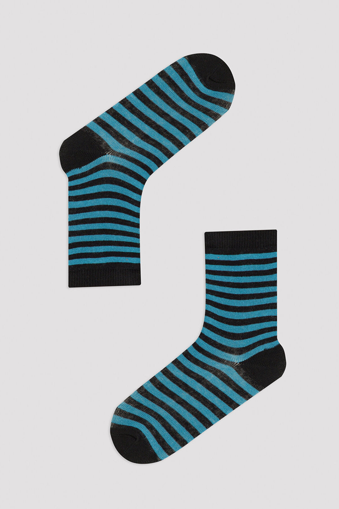 Black Boys Multi Lines 4In1 Soket Socks