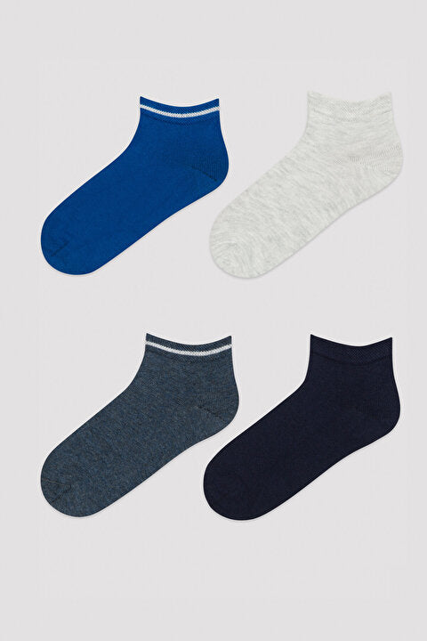 Mix Blue Shader 4In1 Liner Socks