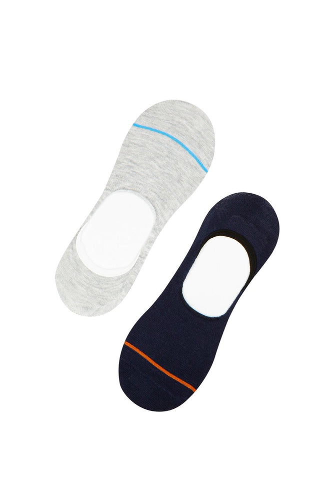 Men Little Line 2In1 Footsies Hover Image