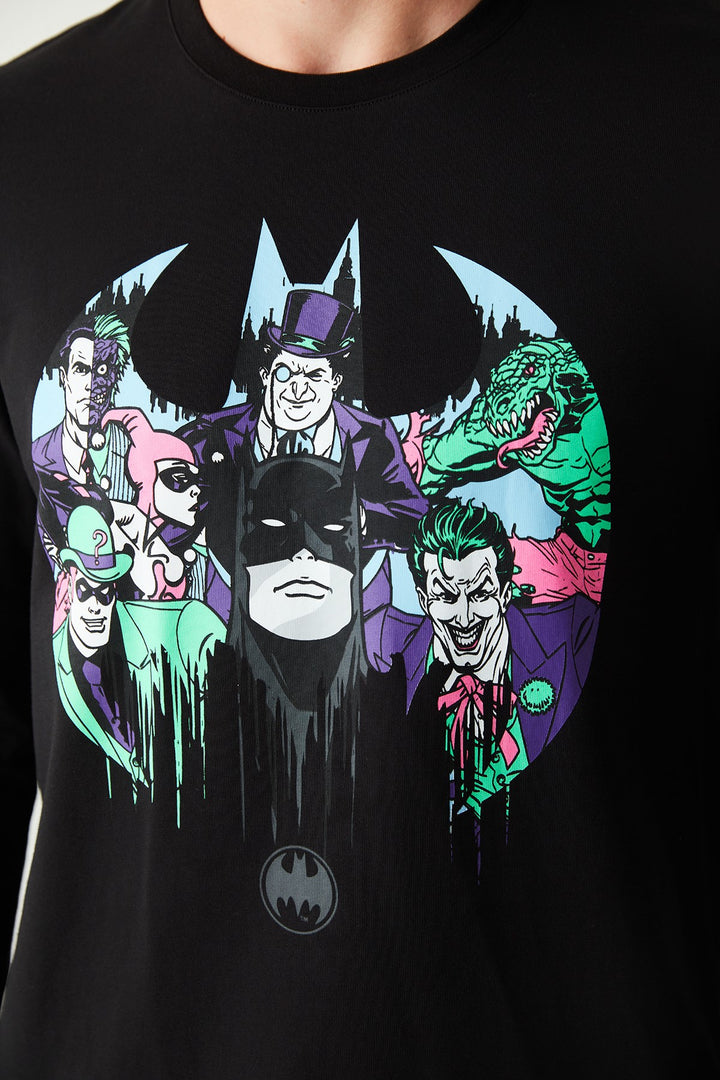 Antrachide Men Dark Night Batman Pant Pyjama Set