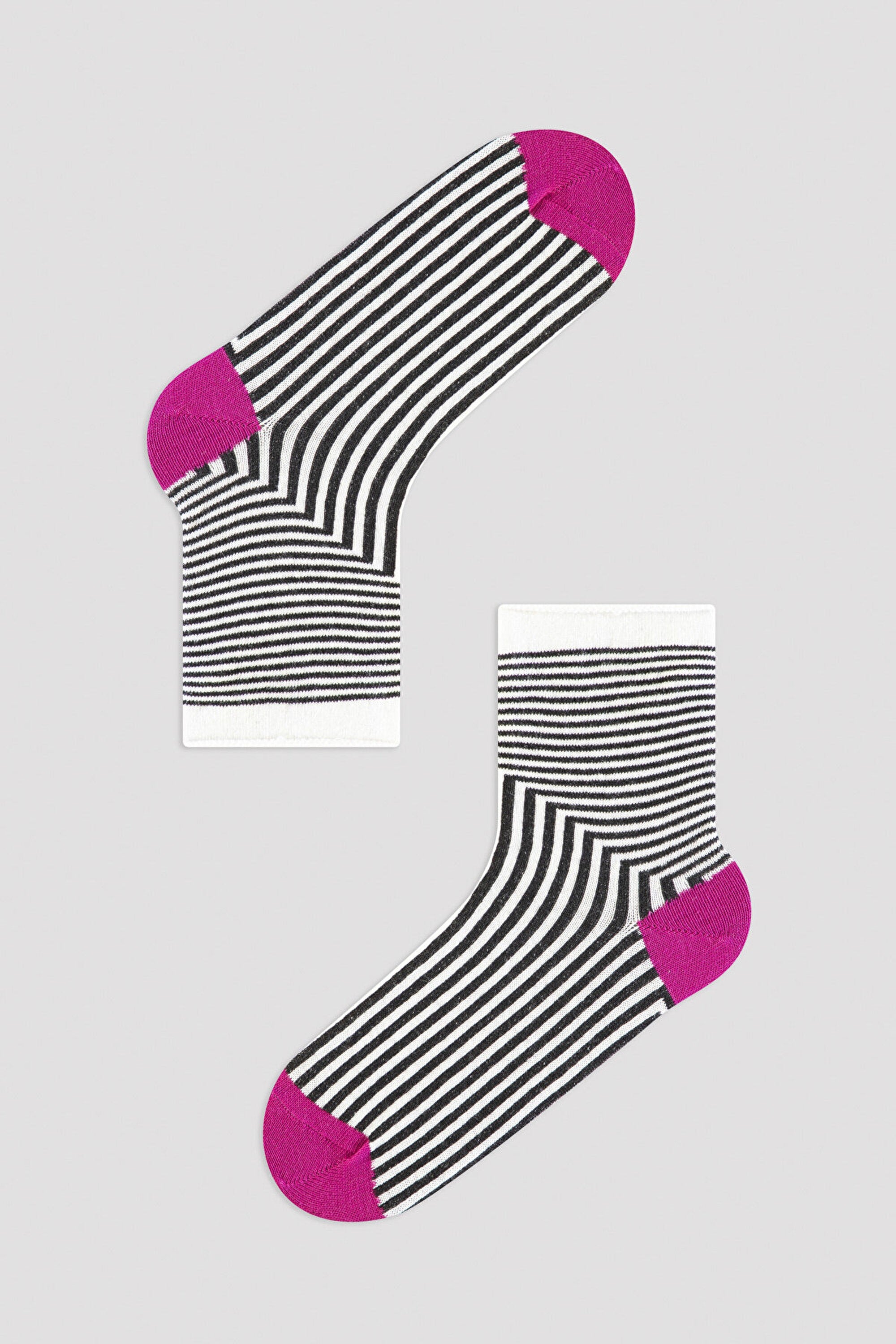 Saxe Geo Line 2In1 Soket Socks