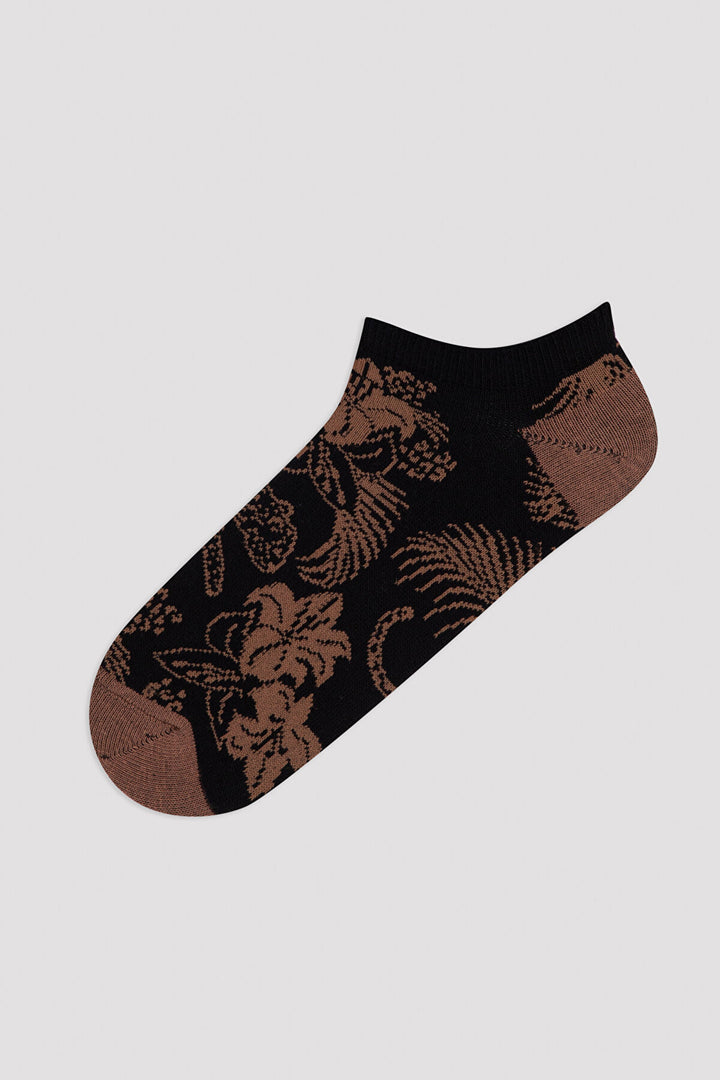 Brown Wild Nature 3In1 Liner Socks