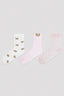 Multi Colour Girls G.Mini Bear 3In1 Soket Socks