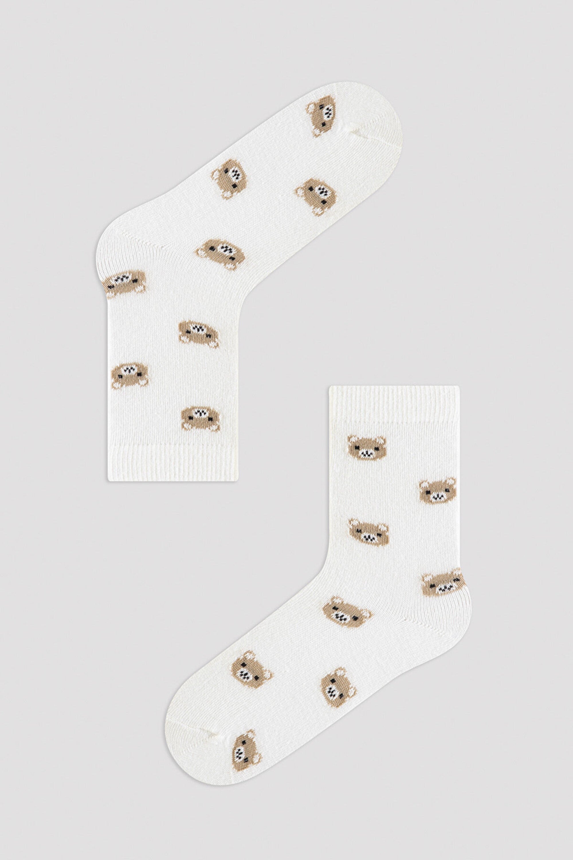 Multi Colour Girls G.Mini Bear 3In1 Soket Socks