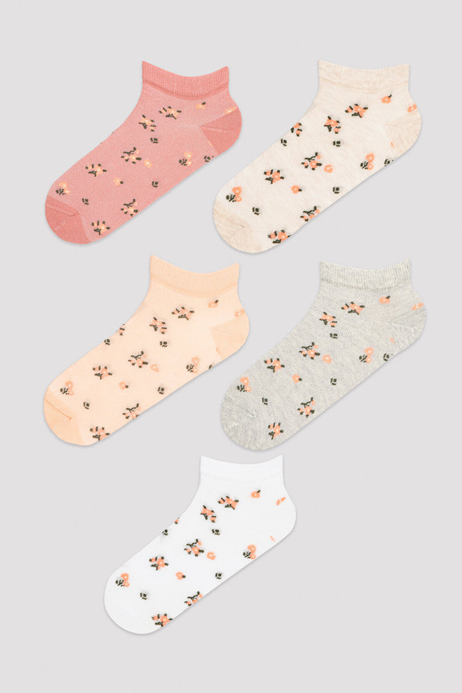 Multi Colour Girls G.Spread 4In1 Soket Socks Hover Image