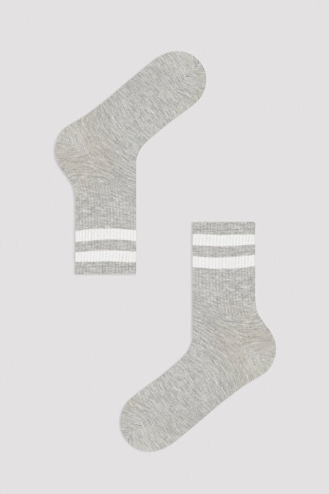 E.Colourless 3In1 Socks